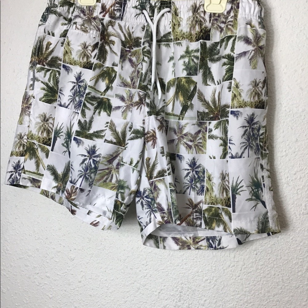 Trunks palm tree swim shorts size XL